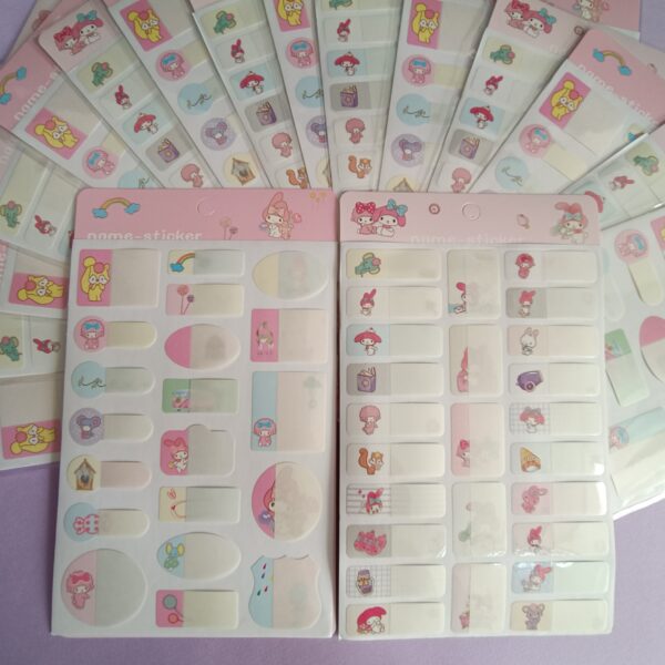 برچسب اسم ضدآب فانتزی