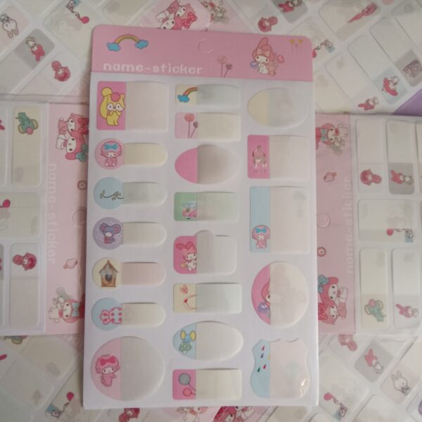 برچسب اسم ضدآب فانتزی