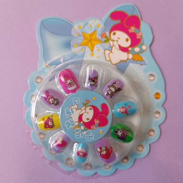 پک ناخن مصنوعی چسب سرخود کرومی و ملودی