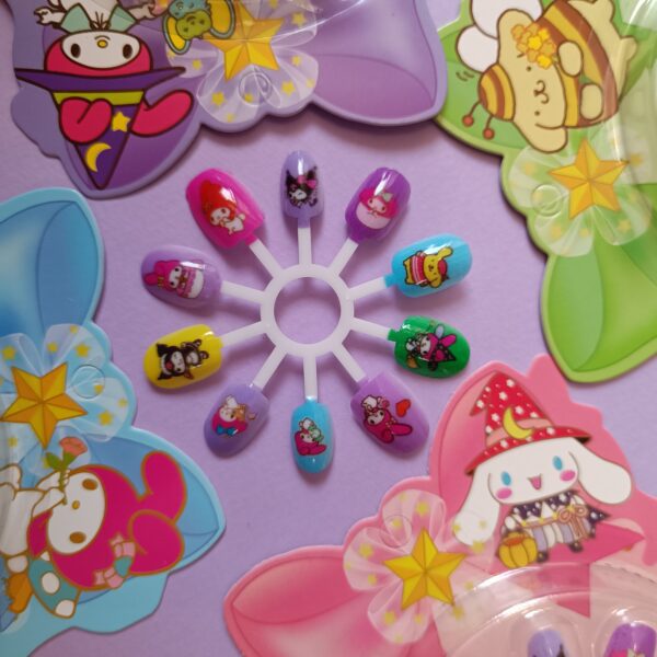 پک ناخن مصنوعی چسب سرخود کرومی و ملودی