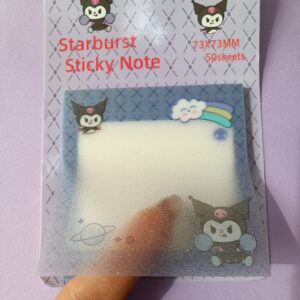 استیک نوت شفاف شاین دار کرومی