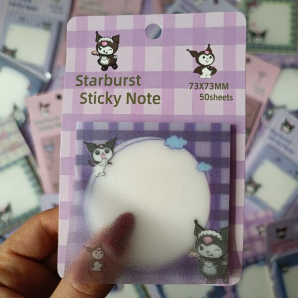 استیک نوت شفاف شاین دار کرومی