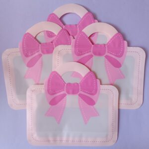 زیپ کیپ جایزه طرح پاپیون صورتی