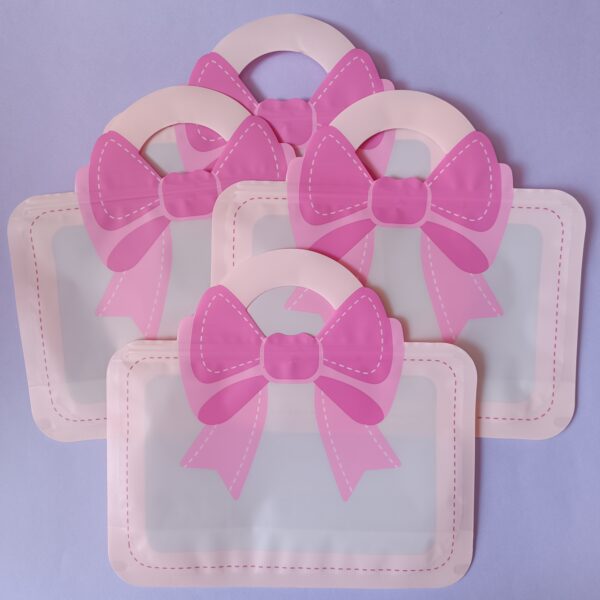 زیپ کیپ جایزه طرح پاپیون صورتی