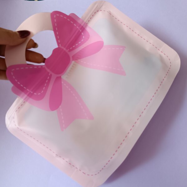 زیپ کیپ جایزه طرح پاپیون صورتی