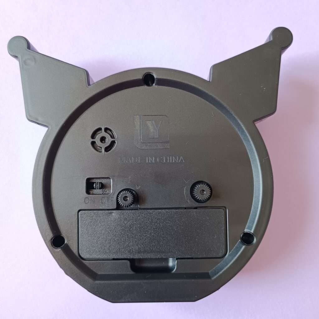 ساعت رومیزی زنگ دار کرومی سایز بزرگ