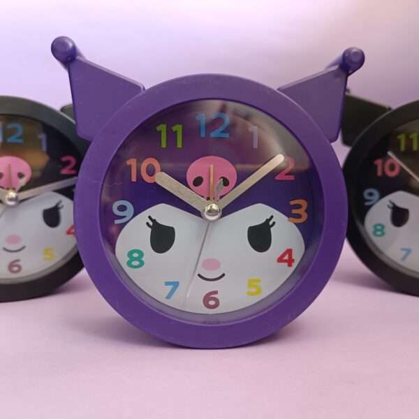 ساعت رومیزی زنگ دار کرومی سایز بزرگ