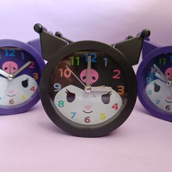 ساعت رومیزی زنگ دار کرومی سایز بزرگ