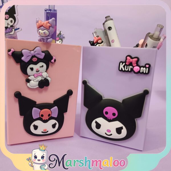 جامدادی رومیزی پیکسلی مربعی کرومی