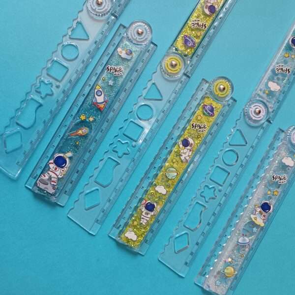 خط کش آکواریومی تاشو شابلون دار 30 سانتی