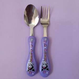 ست قاشق و چنگال کرومی با جعبه