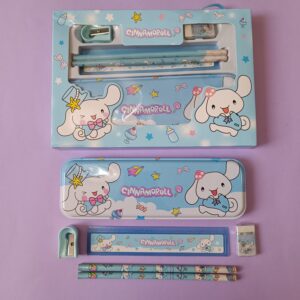 ست تحریر همراه با جامدادی فلزی کرومی و دوستان