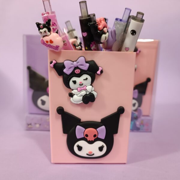 جامدادی رومیزی پیکسلی مربعی کرومی