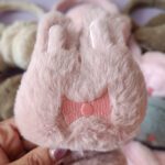 گوش گیر تمام خز خرگوش پاپیون دار