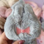 گوش گیر تمام خز خرگوش پاپیون دار