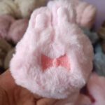 گوش گیر تمام خز خرگوش پاپیون دار