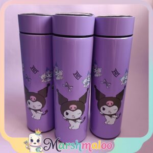 فلاسک دماسنج دار کرومی استیل 304