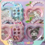 پک هدیه نقاشی الماسی قاب دار و کش مو کرومی و دوستان