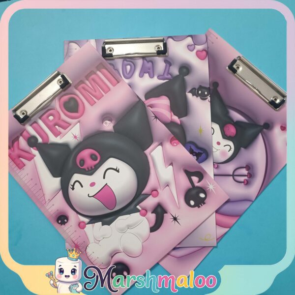 1 تخته شاسی A4 طرح سه بعدی کرومی