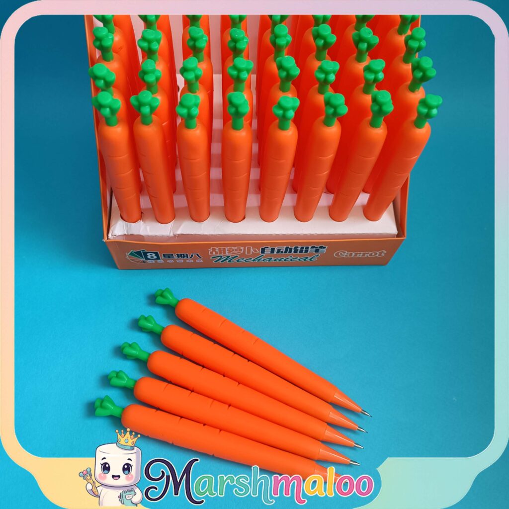 مداد نوکی سیلیکونی طرح هویج 0.5