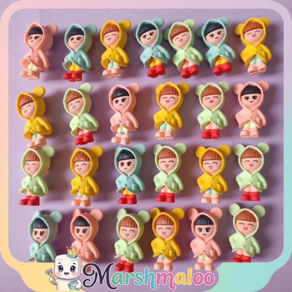 1 پاک کن دختر کیوت سه بعدی