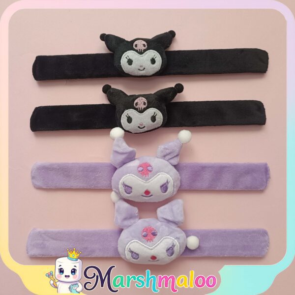 1 مچ بند مخملی کرومی عروسک دار