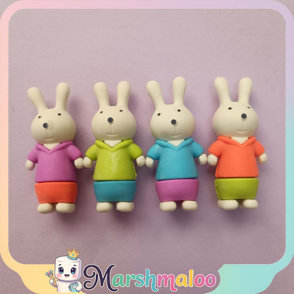 پاک کن و سرمدادی خرگوش پازلی