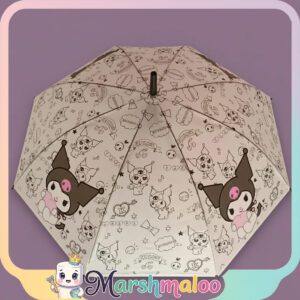 چتر شفاف سایز بزرگ کرومی و دوستان