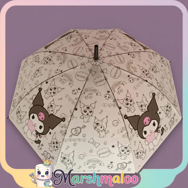 2 چتر شفاف سایز بزرگ کرومی و دوستان