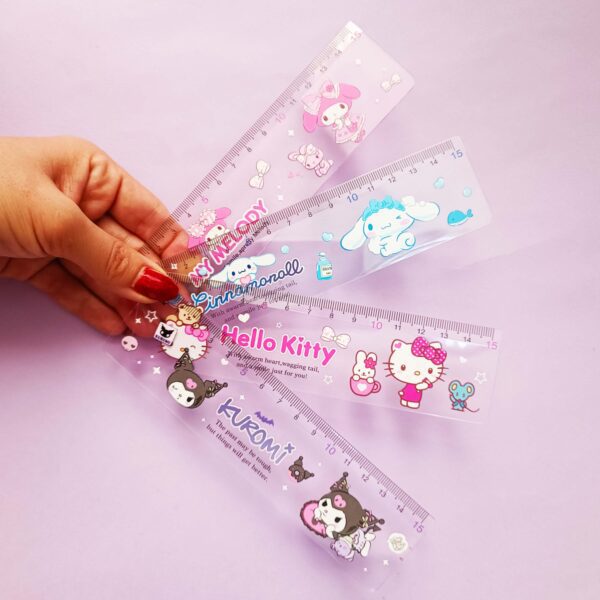 خط کش فانتزی کرومی و دوستان 15 سانتی - تصویر 3