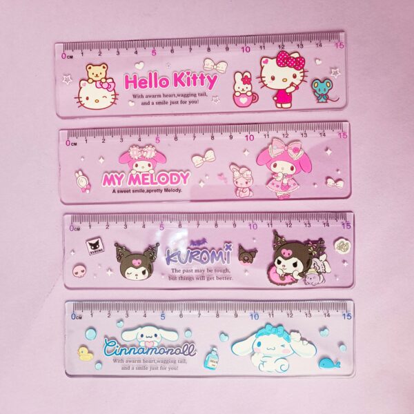 خط کش فانتزی کرومی و دوستان 15 سانتی - تصویر 4