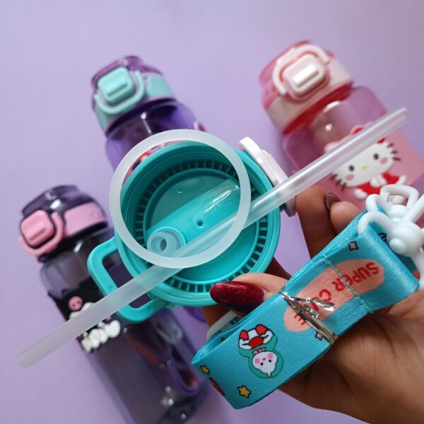 قمقمه 750 میل پیکسل سیلیکونی کرومی و دوستان - تصویر 7