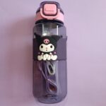 قمقمه 750 میل پیکسل سیلیکونی کرومی و دوستان - تصویر 3