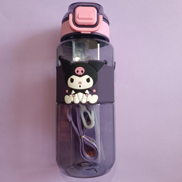 قمقمه 750 میل پیکسل سیلیکونی کرومی و دوستان - تصویر 3