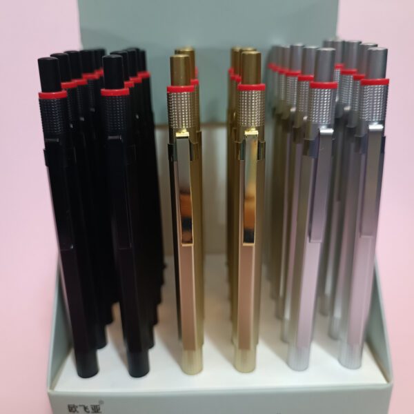 مداد نوکی فلزی 6 ضلعی برند اصلی OUFEIYA - تصویر 5