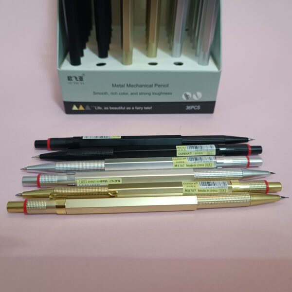 مداد نوکی فلزی 6 ضلعی برند اصلی OUFEIYA - تصویر 7