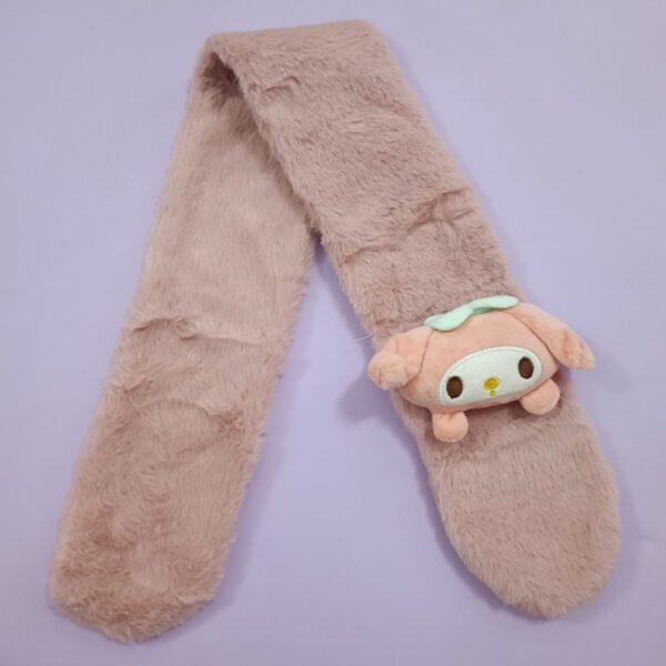 شال گردن کیوت خزدار ملودی وارداتی - تصویر 6