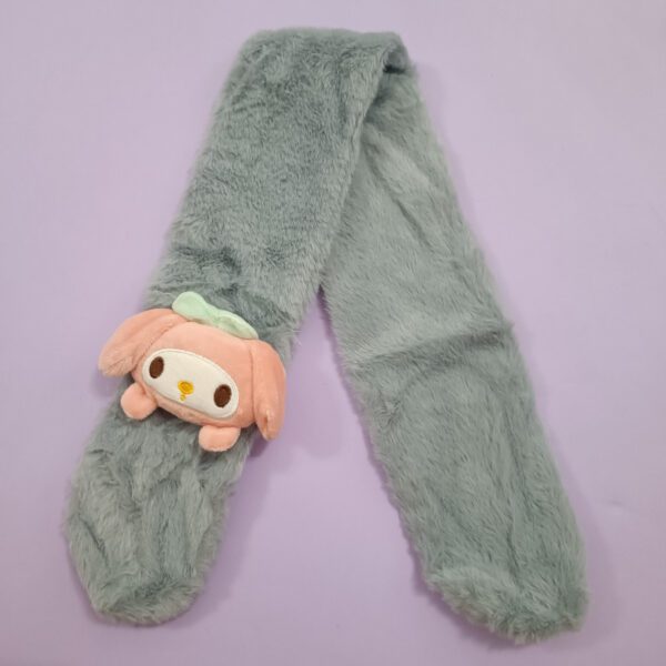 شال گردن کیوت خزدار ملودی وارداتی - تصویر 7