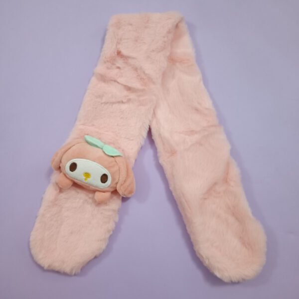 شال گردن کیوت خزدار ملودی وارداتی - تصویر 8