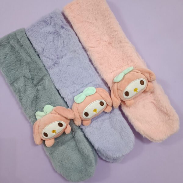 شال گردن کیوت خزدار ملودی وارداتی - تصویر 9