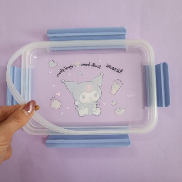 ظرف غذا 3 خانه استیل واشردار کرومی و ملودی - تصویر 7