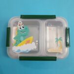 ظرف غذا استیل واشردار دو خانه مجزا - تصویر 3