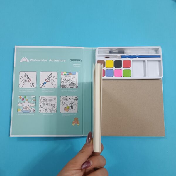 دفترچه رنگ آمیزی پالت دار آبرنگی کرومی و دوستان - تصویر 2