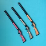 خودکار تفنگی تاشو متالیک - تصویر 2