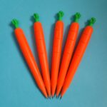 مداد نوکی سیلیکونی طرح هویج 0.5 - تصویر 2