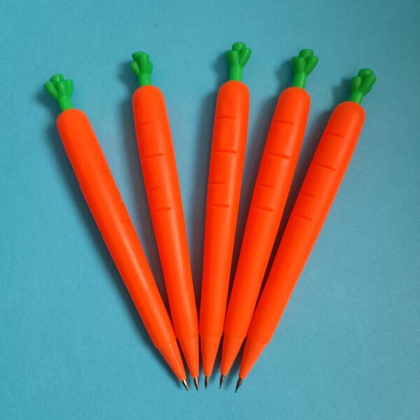 مداد نوکی سیلیکونی طرح هویج 0.5 - تصویر 2