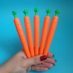 مداد نوکی سیلیکونی طرح هویج 0.5 - تصویر 4
