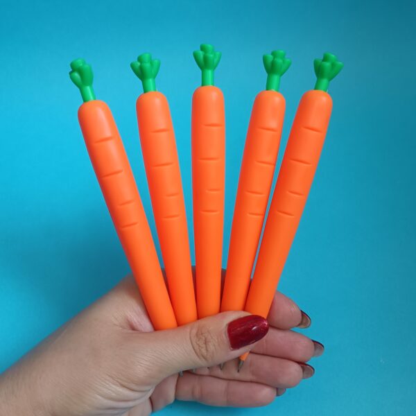 مداد نوکی سیلیکونی طرح هویج 0.5 - تصویر 4