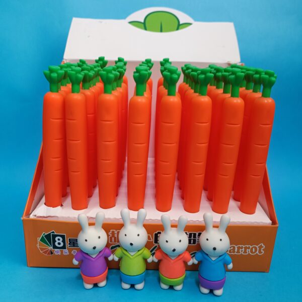 مداد نوکی سیلیکونی طرح هویج 0.5 - تصویر 5