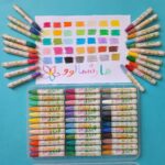 پاستل روغنی 36 عددی مینیون جعبه قفل دار - تصویر 4